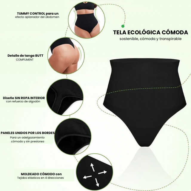 Bragas con Control de Barriga de Cintura Alta