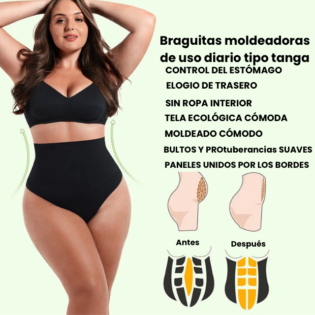 Bragas con Control de Barriga de Cintura Alta